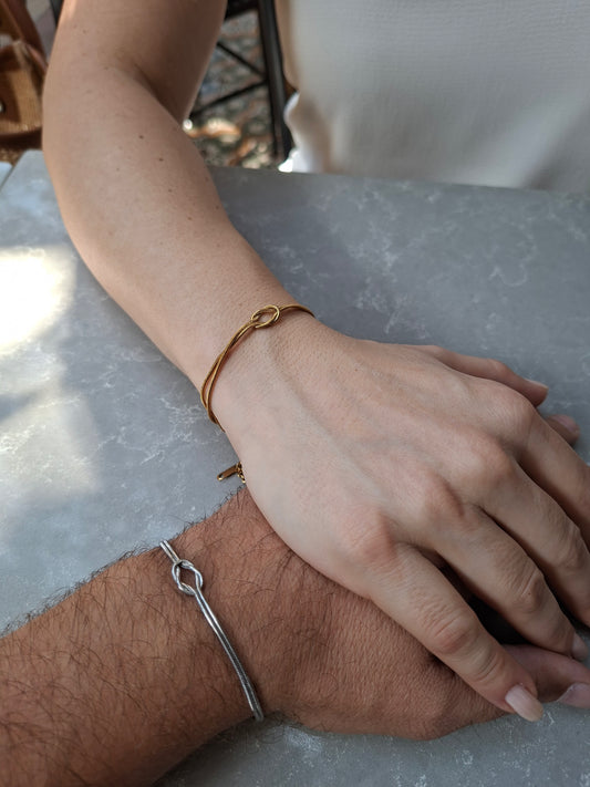 Sevgili  Düğüm Çift Bilekliği (2li Set)