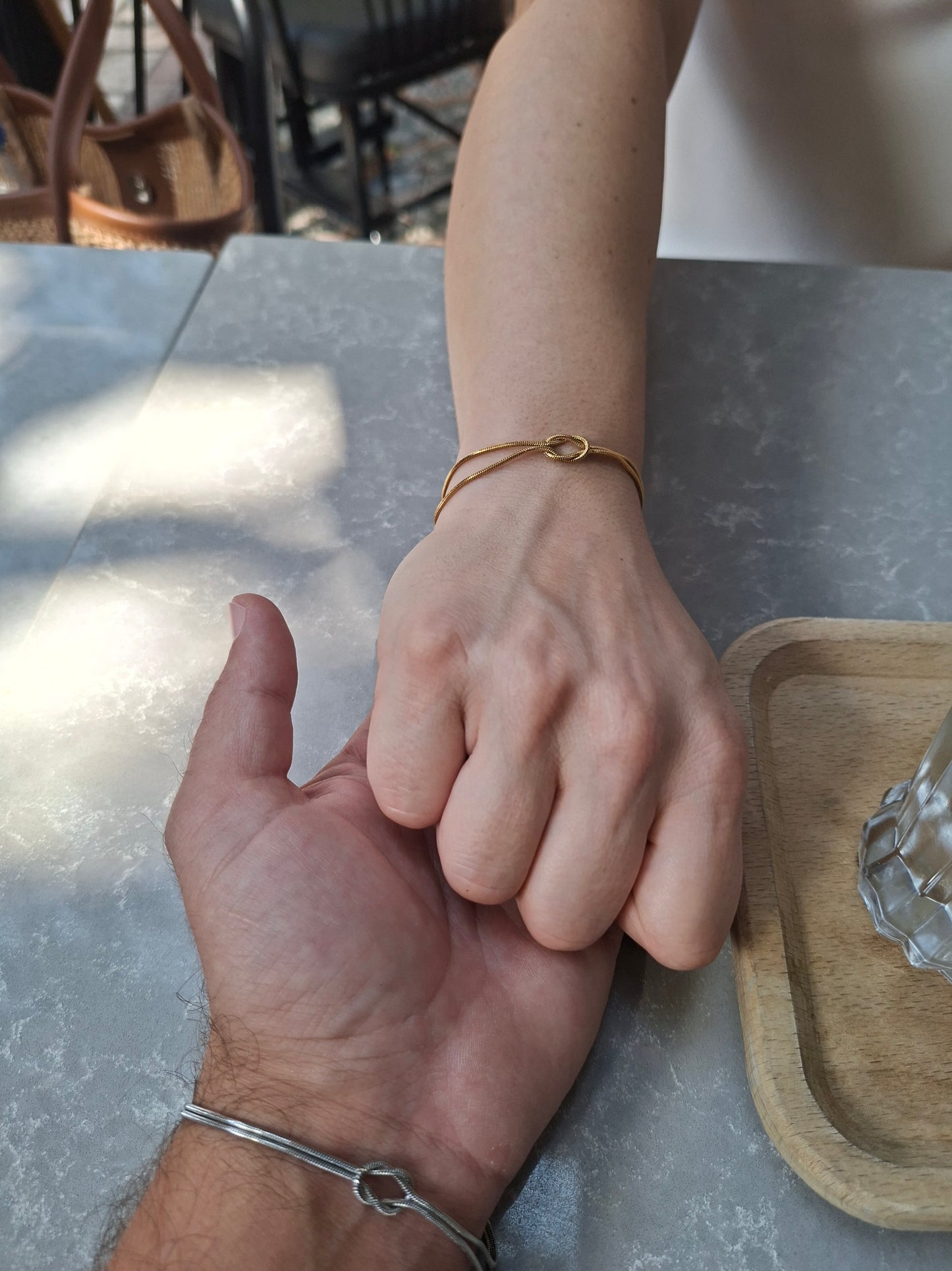 Sevgili  Düğüm Çift Bilekliği (2li Set)