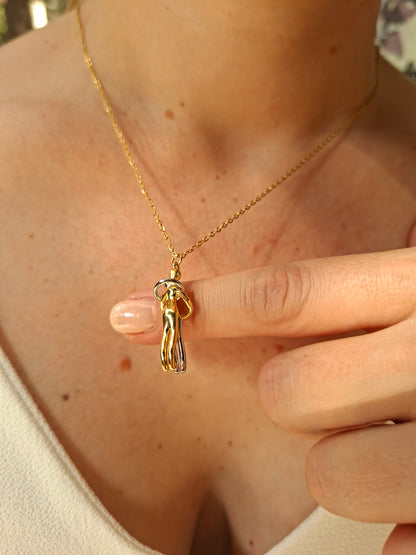 Sarılan Çift Kolyesi